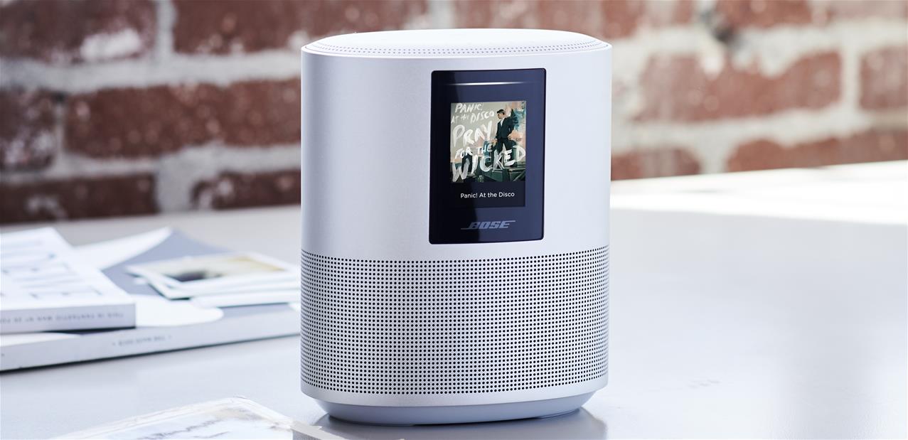 Trois enceintes connectées Alexa chez Bose