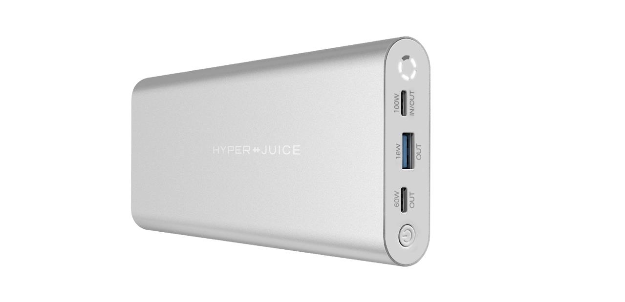 HyperJuice : une batterie externe de 27 000 mAh avec USB Type-C Power Delivery jusqu'à 100 watts