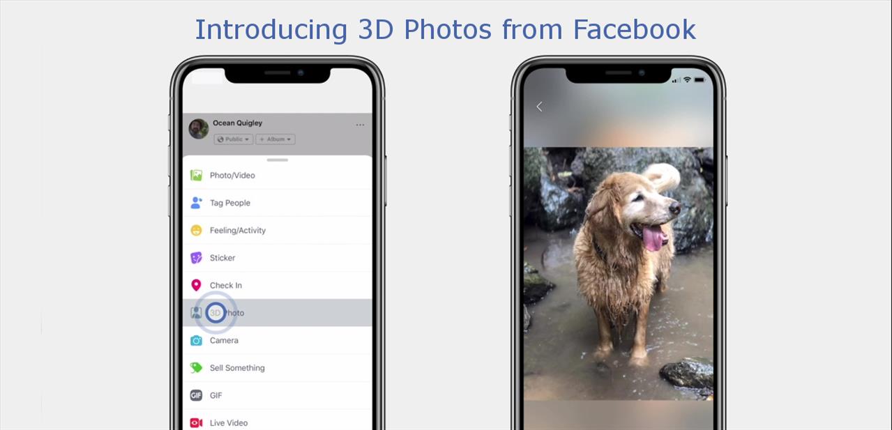 Facebook lance les 3D Photos pour « donner vie » aux photos du mode Portrait des iPhone