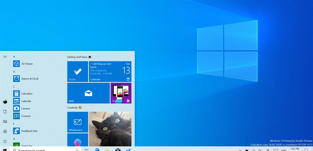 Windows 10 : la préversion 1828 introduit un nouveau thème clair