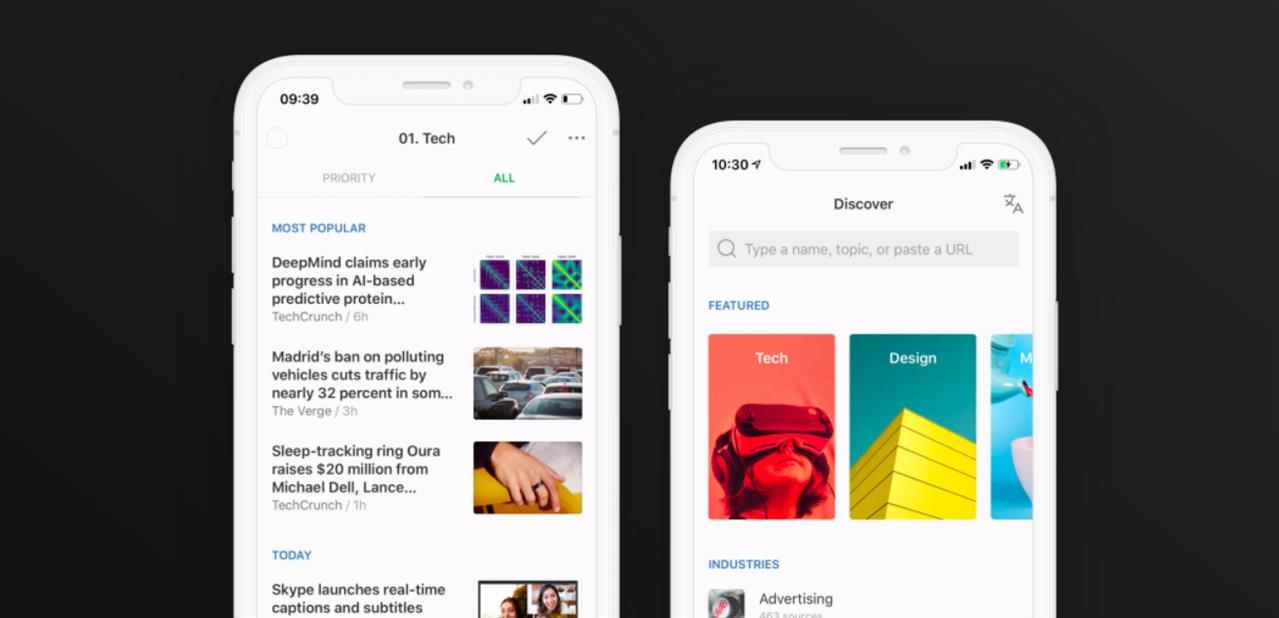 Feedly propose une nouvelle interface pour la gestion des flux RSS sur mobile
