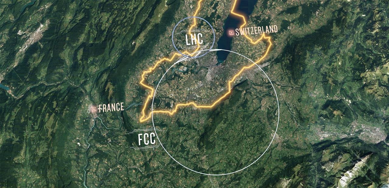 CERN : un projet pour un collisionneur circulaire post-LHC de 100 km de circonférence