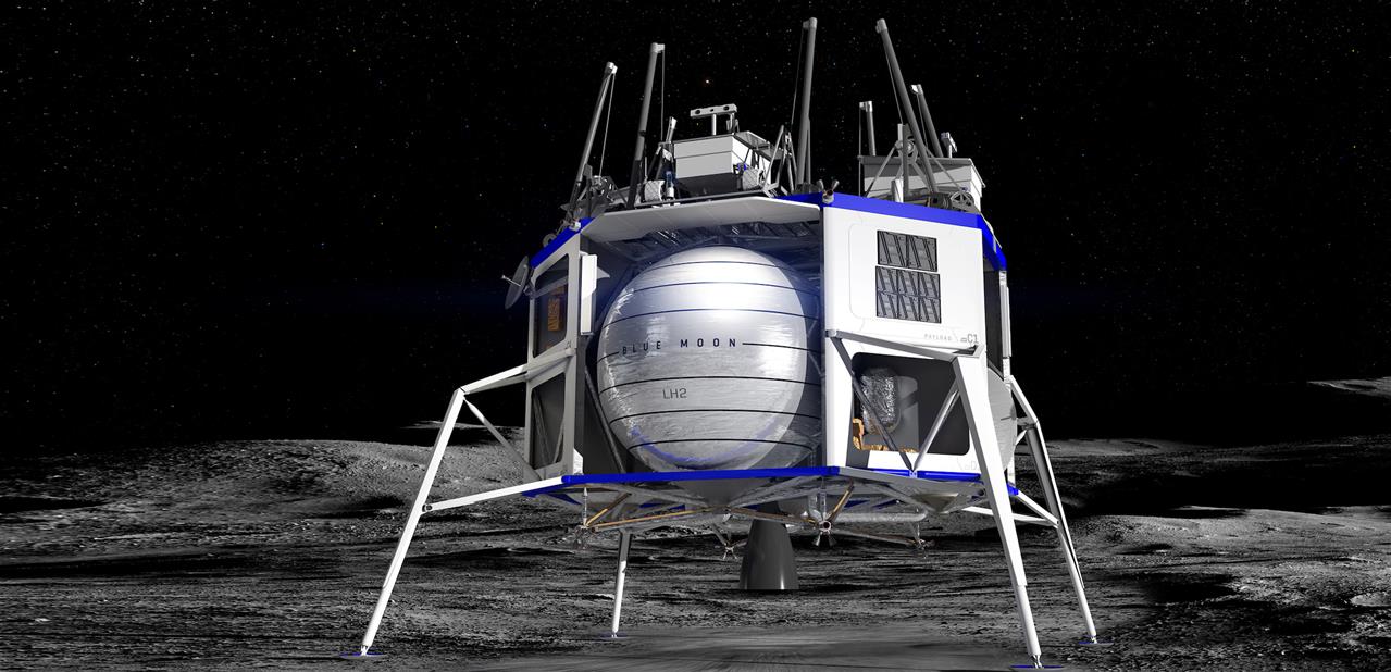 Jeff Bezos présente son alunisseur modulaire Blue Moon