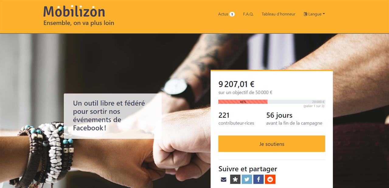 Mobilizon de Framasoft gère maintenant la fédération des installations